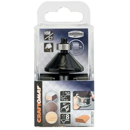 CRAFTOMAT Glodalica za oborene rubove (15 mm, Promjer brtve: 8 mm) Slike