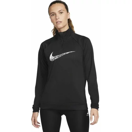 Nike NK DF SWOOSH RUN MDLYR Ženska majica za trčanje, crna, veličina