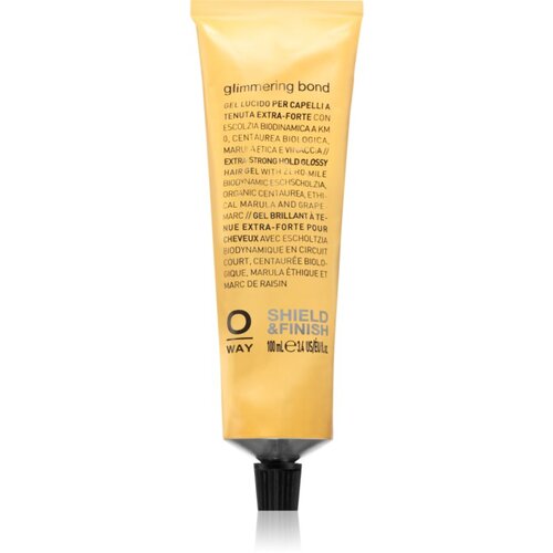 Oway Shield &amp;amp; Finish Glimmering Bond ekstra močan gel za sijoče pričeske 100 ml Slike