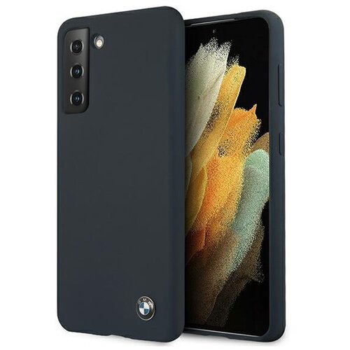BMW SILIKONSKI OVITEK S PODPISOM HARDCASE ZA SAMSUNG GALAXY S21+ G996 NAVY BLUE, (21834264) Cene