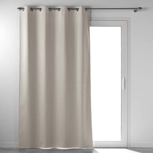 Douceur d intérieur Bež zavesa zatemnitvena 135x260 cm Occultiss – Cene