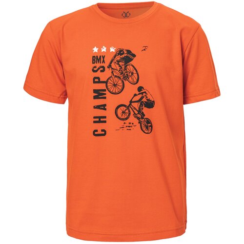 BRILLE majica za dečake bmx t-shirt narandžasta Slike