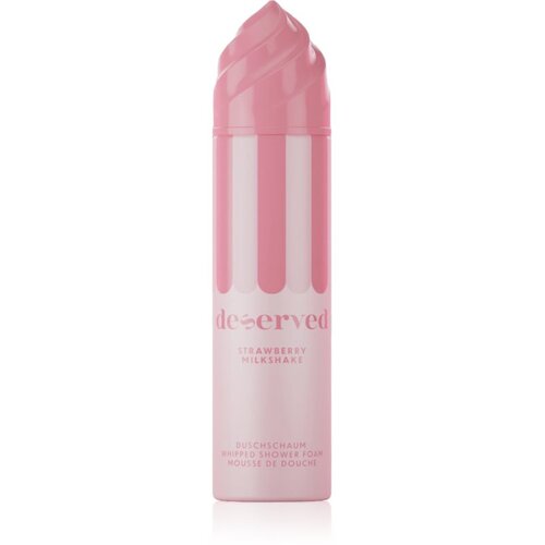 DESERVED Whipped Shower Foam Strawberry Milkshake pena za prhanje za telo 250 ml Slike