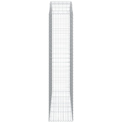  Gabionska ko&amp;scaron;ara s lukom 200x50x220/240 cm pocinčano željezo Slike