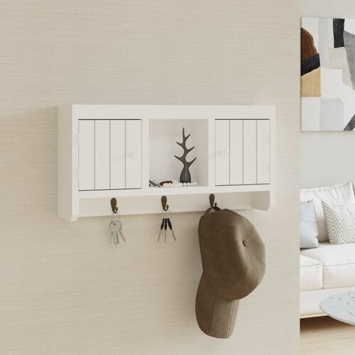 vidaXL Ormarić za ključeve bijeli 40 x 8 5 x 20 cm od drva i čelika Cijene