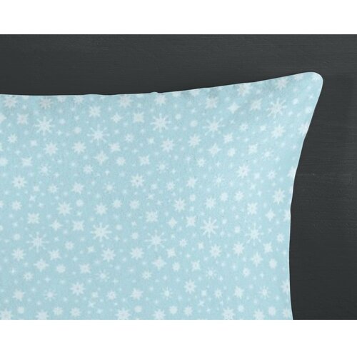 HIP Plava flanelska posteljina za krevet za jednu osobu 140x200 cm Seppo &amp;ndash; Slike