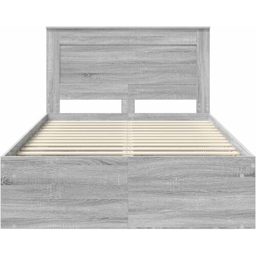  Krevetna konstrukcija Siva Sonoma 120 x 190 cm Slike
