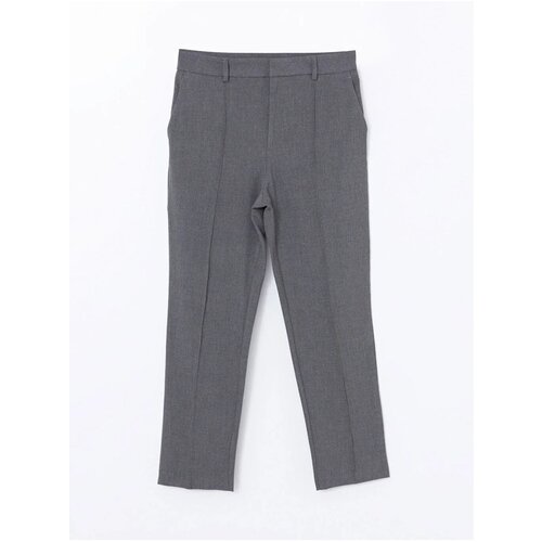 LC Waikiki vision Grey Melange Standard Fit Women's Trousers Cene