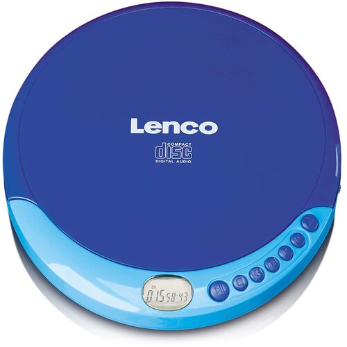 Oem Lenco, Prenosni predvajalnik CD-R/RW s funkcijo polnjenja, Modra, (5000250576) Cene