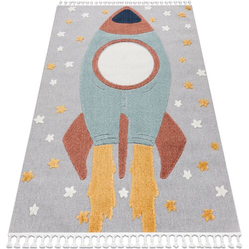 RugsX Preproge Preproga YOYO GD55 siva / plava - 120x170 cm Siva Cene