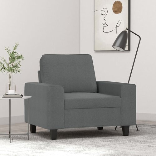 vidaXL Fotelja tamnosiva 60 cm tkanina Cijene