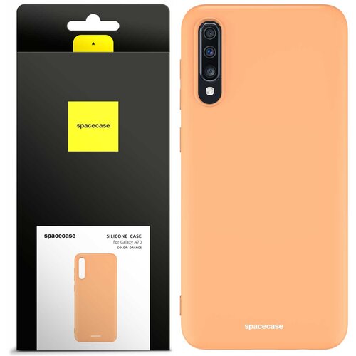 Spacecase OVITEK SILIKONSKI OVITEK ZA SAMSUNG GALAXY A70 ORANŽEN, (21963849) Cene