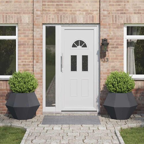 vidaXL Sadilica 2 pcs Antracit 75 x 75 x 60 cm Čelik Cijene