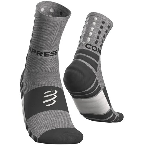 Čarape Compressport Shock Absorb Socks Grey Melange - T2 Cijene