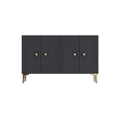 Hanah home konzola lessi 120 anthracite gold Slike