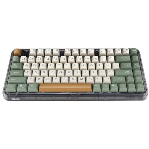 Asus Tastatura Gaming Jelly75 (KD201) Mehanička Wireless / Bežična / Bluetooth / Bežična / 75% / White Cene