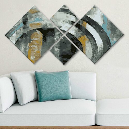 Wallity slika 4MDF201369428, 60x115 cm, 4 dela Cene