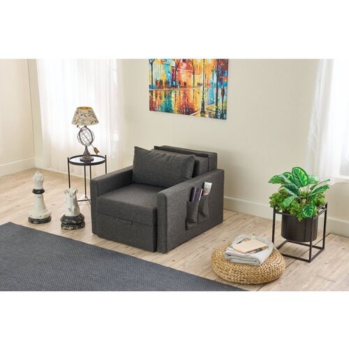 Atelier Del Sofa saros - Anthracite Anthracite 1-Seat Sofa-Bed Slike