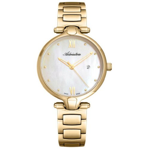 Adriatica ženski essence zlatni elegantni ručni sat sa zlatnim metalnim kaišem Cene