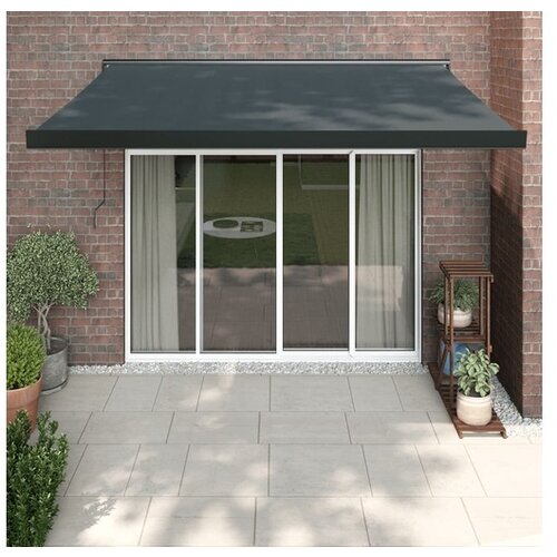 vidaXL Tenda na uvlačenje antracit 3 5 x 2 5 m od tkanine i aluminija Cijene