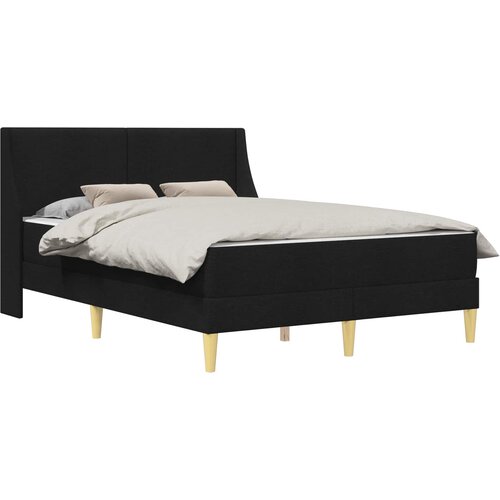  Okvir kreveta s madracem Crna 160 x 200 cm Poliester Slike