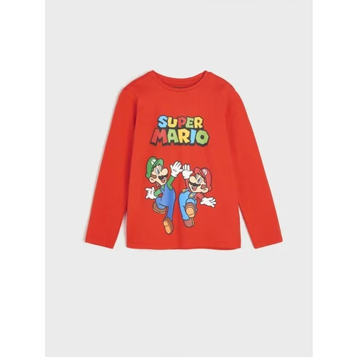 Sinsay majica dugih rukava Super Mario za dječake 939AE-33X