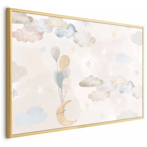 Plakat - Fairytale Sky 60x40 Zlatni okvir Cene