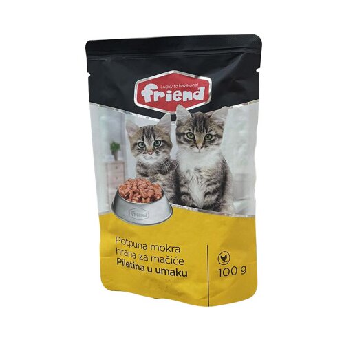 Friend Hrana potpuna za mačiće sa piletinom 100g GG 102752 Slike