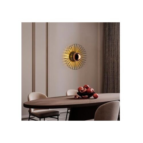 Opviq vall lamp zidna crna lampa kaya 15230 m Slike