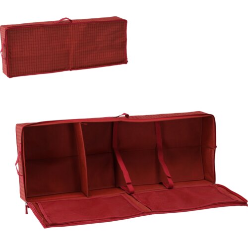  Torba organizator za božićni pribor za umatanje 80 x 30 x 12 cm - crvena Slike