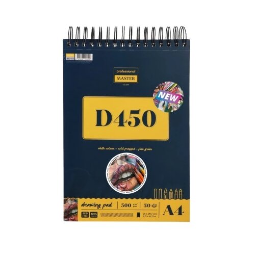 Professional master d drawing blok za crtanje sa spiralom - odaberite format d450 - 300g - 50 lista a4 ( 617117 ) Slike