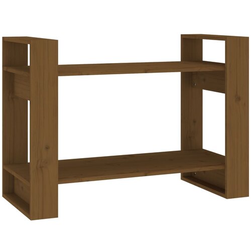 Maison Chic Knjižna omara - Knjižni regal medeno rjava 80x35x56,5 cm trden les, (21724770) Slike