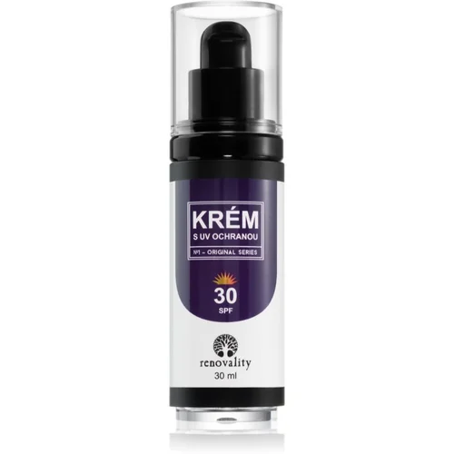 Renovality Mineral Cream with UV Protection krema za obraz SPF 30 30 ml