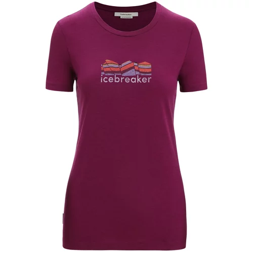 ICEBREAKER Funkcionalna majica pesek / pastelno lila / oranžna / rdeče vijolična