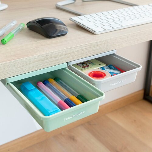 Set dodatnih ljepljivih ladica za stol Underalk InnovaGoods Paket od 2 kom. Cene