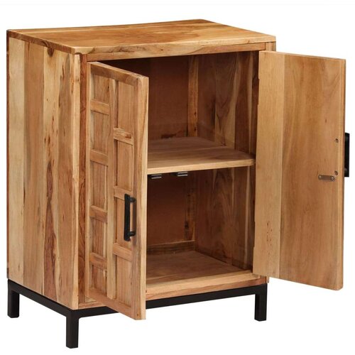 VidaXL komoda od masivnog bagremovog drva 60 x 35 x 76 cm smeđa Slike