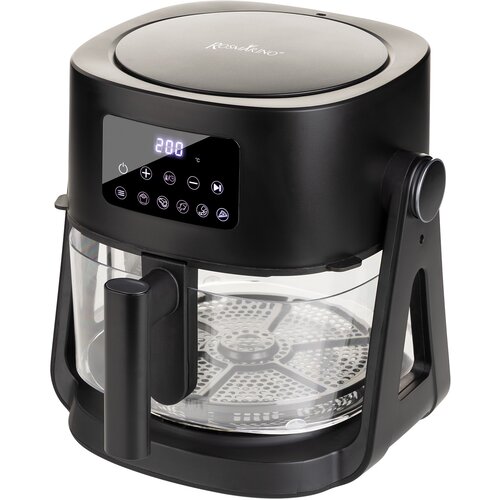 Rosmarino Obračljiv stekleni cvrtnik na vroč zrak 3-v-1 Airfryer Rotate&Grill 360&deg; &ndash; 4,5 L + 2,5 L, (5000263521) Cene