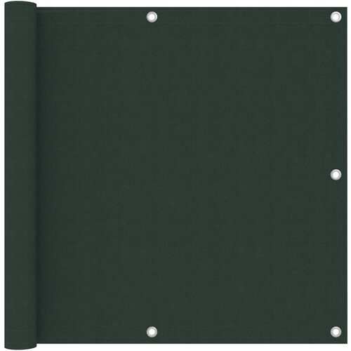 vidaXL balkonski zastor tamnozeleni 90 x 500 cm od tkanine Oxford Cijene
