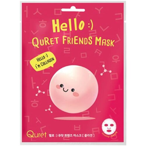 Quret Lifting Collagen sheet maska za lice 25 g Slike
