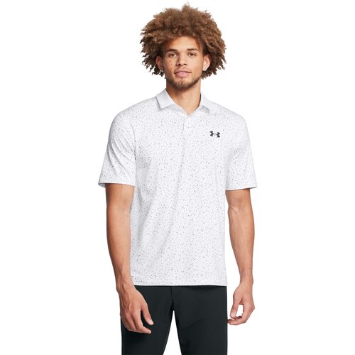 Under Armour UA T2G Printed Polo-WHT Slike