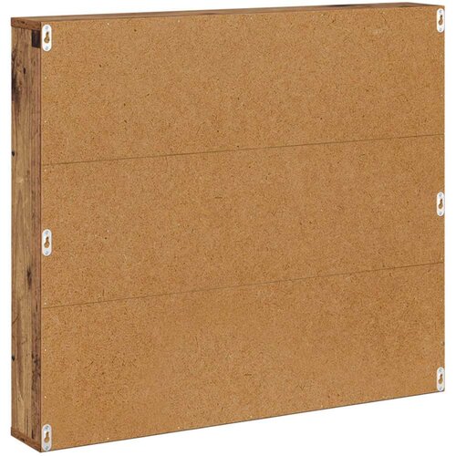  Polica za časopise s policom 2 pcs Staro drvo 80 x 12 x 70 cm Slike