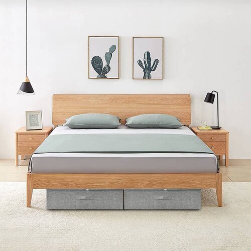 Furnova &amp;Scaron;katla za shranjevanje 2 kosa blago 70x40x18 cm siva, (21956099) Slike