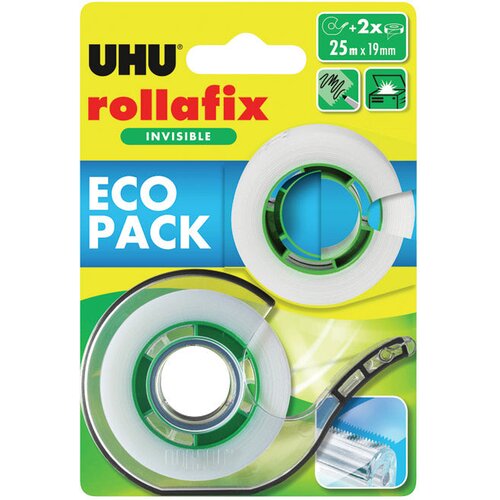 Traka LJEPLJIVA 19MM/25M PLUS 5M GRATIS ROLLAFIX 36395 UHU NEVIDLJIVA B Slike