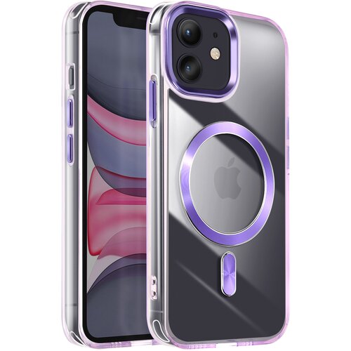 AVIZAR Ohišje MagSafe za iPhone 11 Dos Cristal Color, Vijolična, (5000010100) Cene
