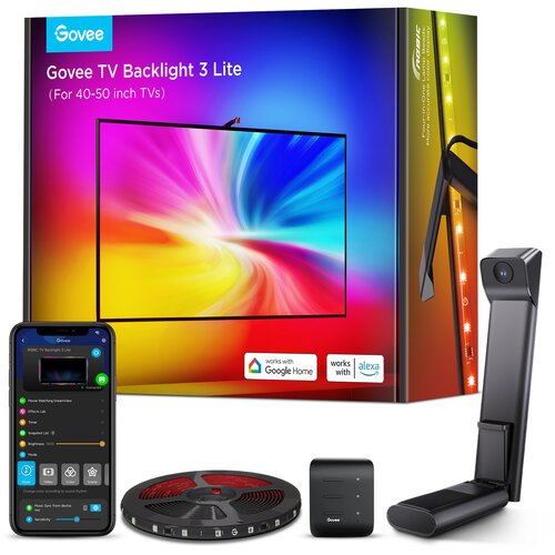 GOVEE H6097 TV Backlight 3 Lite | LED Strip | backlight for 40-50 inch TV, RGBICW, Wi-Fi+Bluetooth Cijene