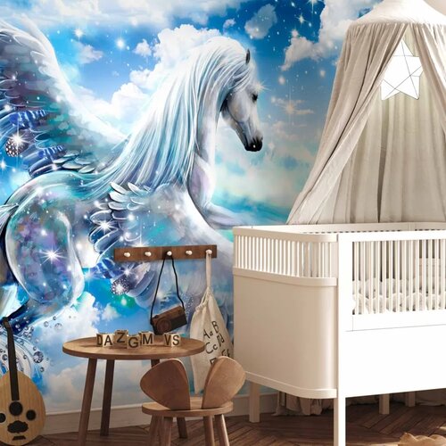  Foto tapeta - Pegasus (Blue) 450x315 Vodootporna Slike