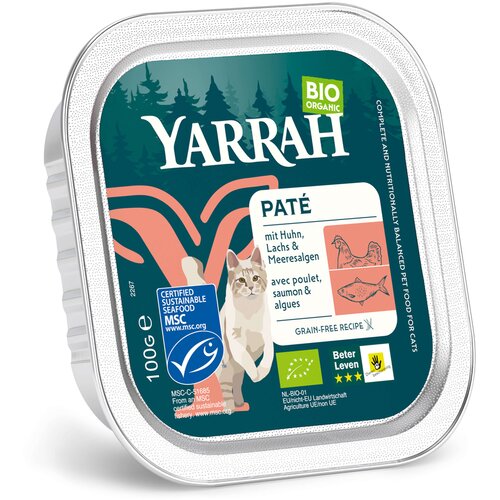 Yarrah BIO Pat&eacute; 16 x 100 g - Losos s bio morskim algama Cijene
