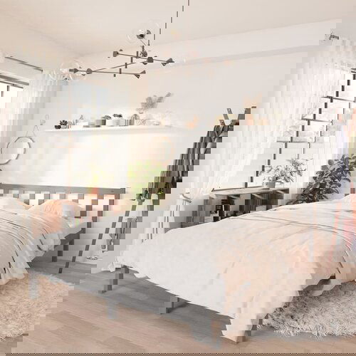 VidaXL Posteljni okvir siv iz trdne borovine 150x200 cm UK King Slike