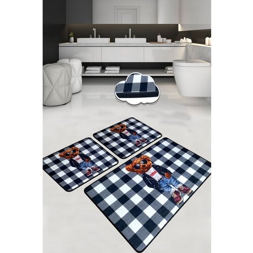 Heat multicolor bathmat set (3 pieces) Cene