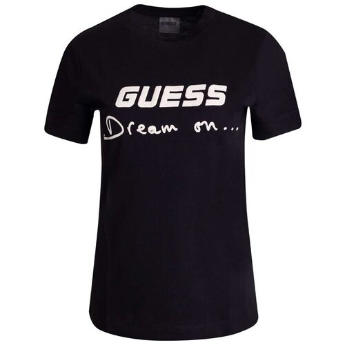 Guess Majice s kratkimi rokavi V3GI05I3Z14 Jblk Modra Slike